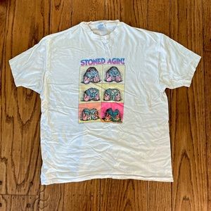 Original vintage Stoned Agin R. Crumb tee Last Gasp 1985